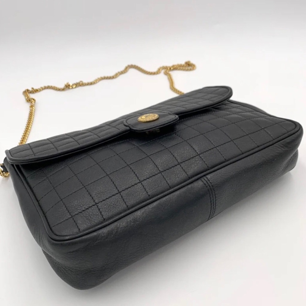 Auth Celine Quilted Pattern With Triomphe Logo Ba… - image 5